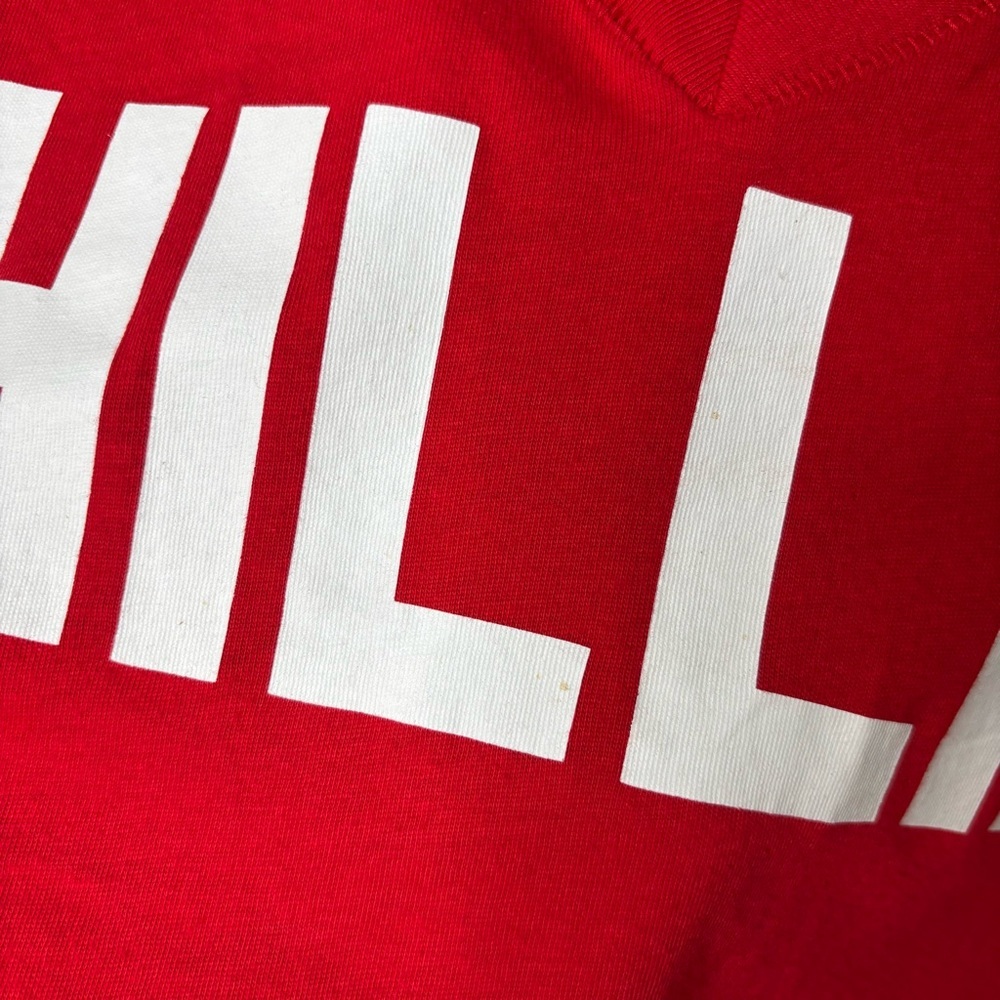 Victoria’s Secret PINK Philadelphia Phillies V-Neck Tee Women’s Medium Red - Picture 7 of 7